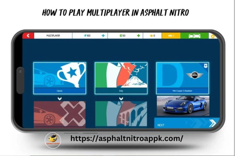 play multiplayer asphalt nitro